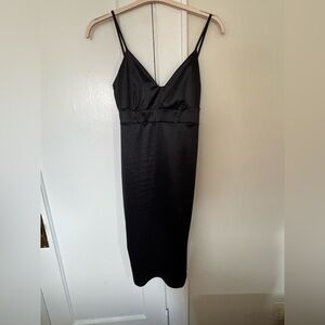 Elegant Black Slip Dress